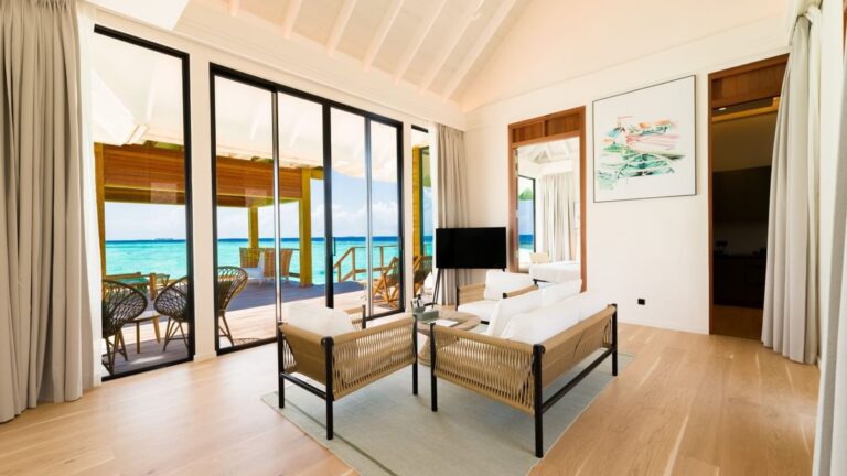 529 2 bedroom watervilla living room wide