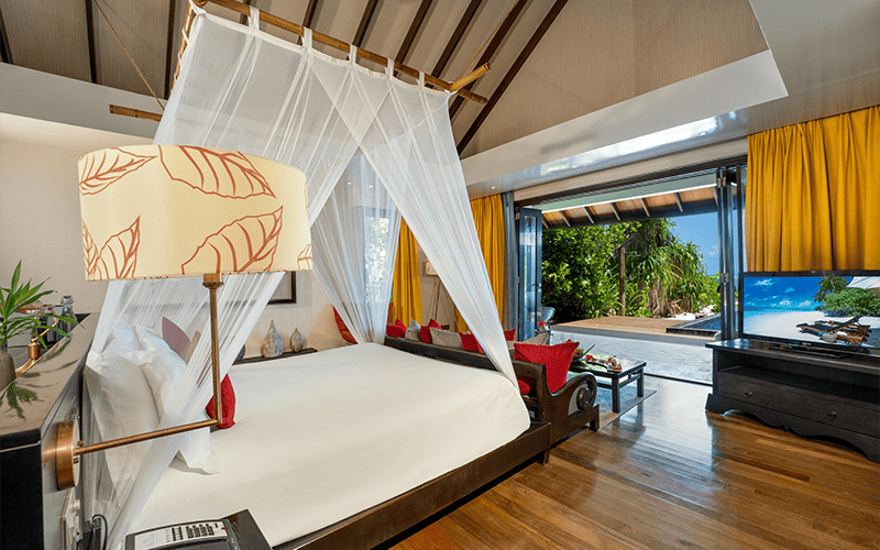 atmosphere kanifushi maldives kanifushi beach villa with pool view from bedroom 2 v2