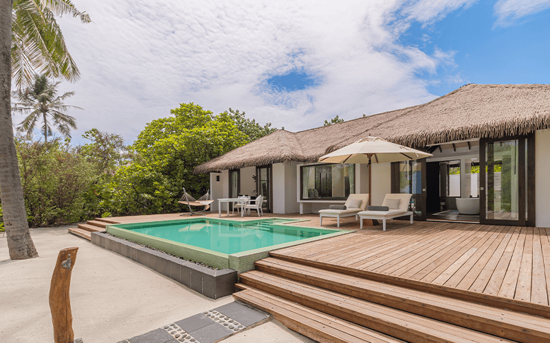 beach villa with pool exterior (02) compressed