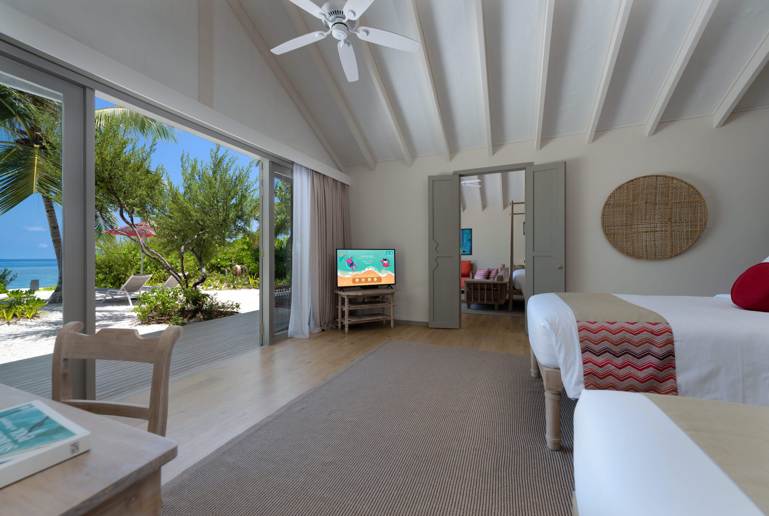 ccm two bedroom family beach villa twin bedroom 1 v2