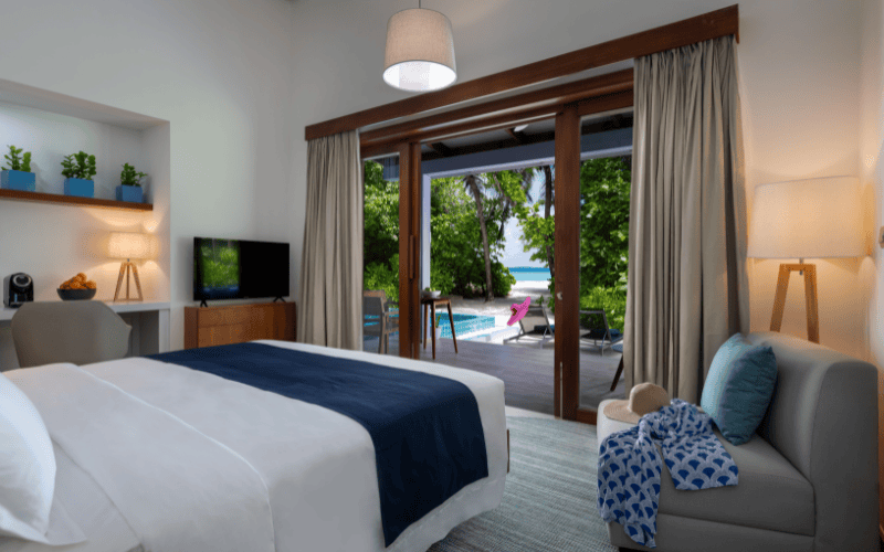 sunset 2 bedroom villa with pool (4) compressed