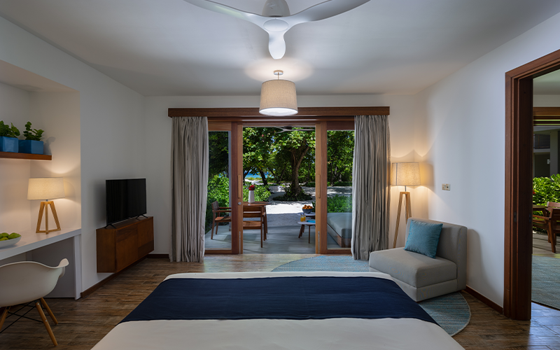 sunset family beach suite interior