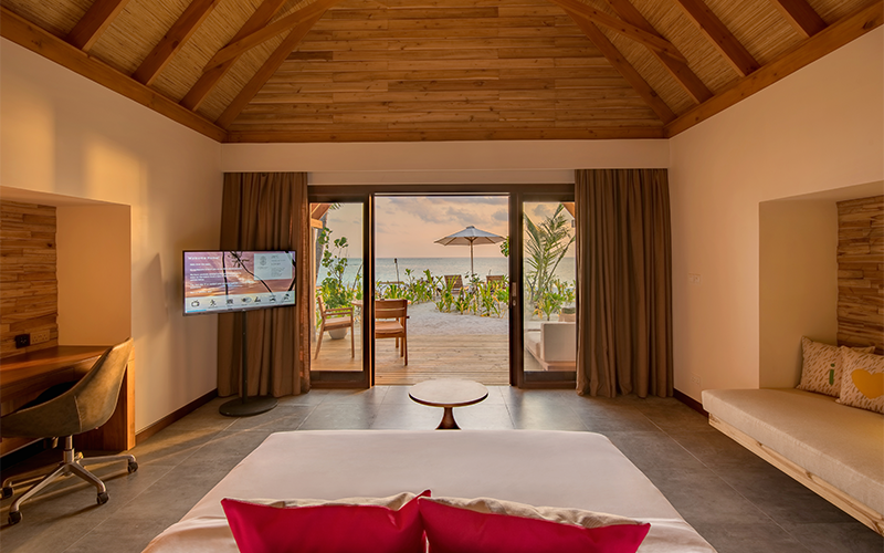 beach villa room interior