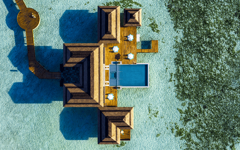 four bedroom retreat aerial compressed