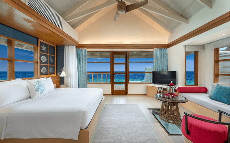 oblu select lobigili sunnest water villa with pool bedroom interior 2 copy compressed