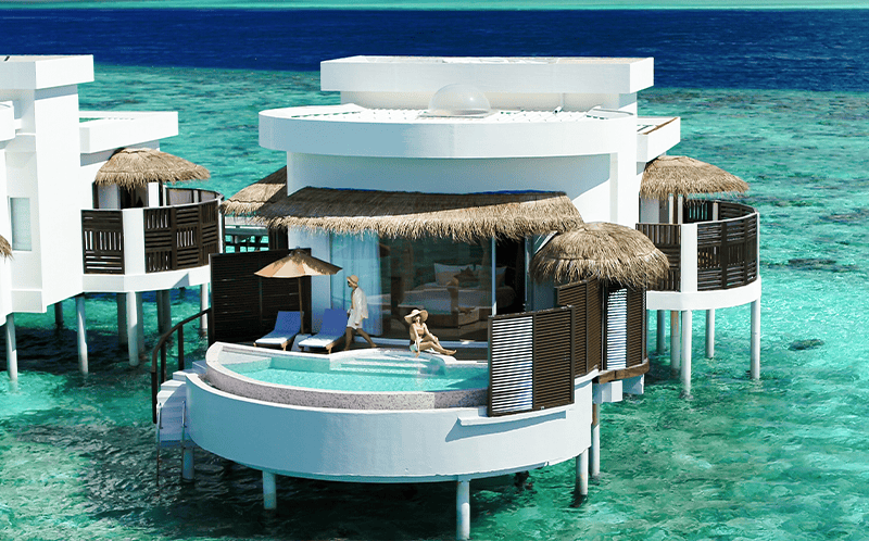 oblu select at sangeli aerial view honeymoon select ocean villa 04 compressed