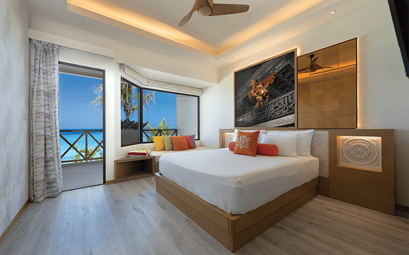 oblu xperience ailafushi ocean view family room bedroom with view compressed