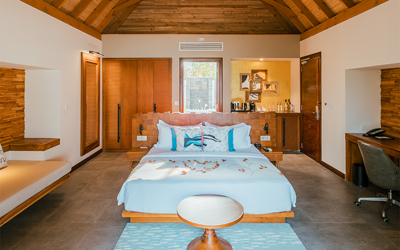 pool beach villa interior