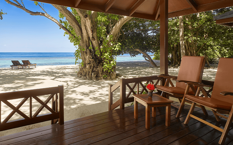 royal island beach villa veranda 4k compressed