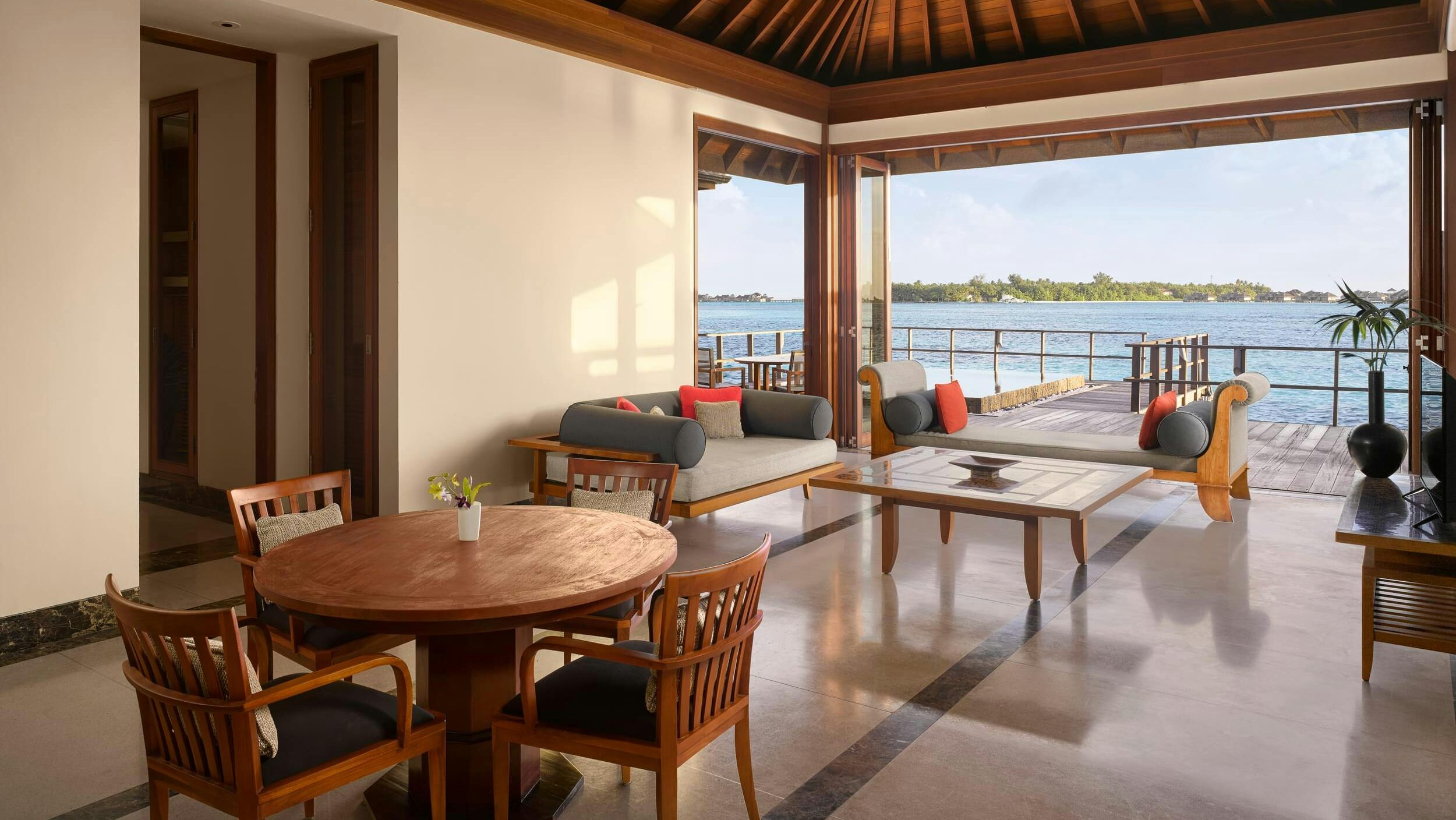 villa nautica one bedroom ocean suite with pool living room large