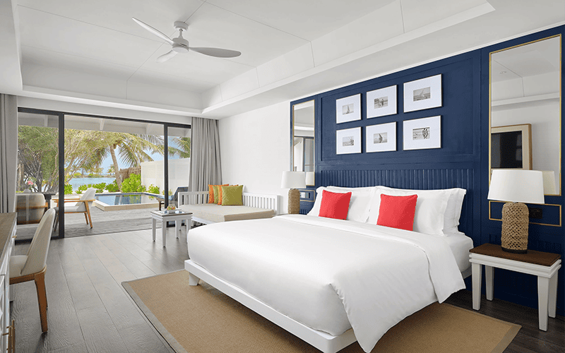 villa nautica two bedroom beach pool villa with two pools bed 1 large v2