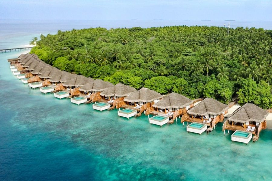 dusit thani maldives aerial shoot v2