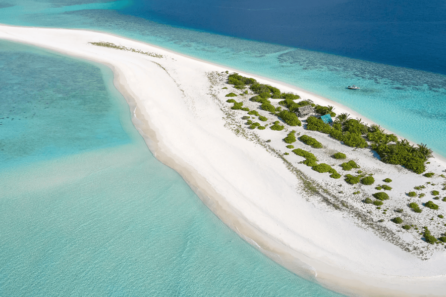royal island sandbank aerial 4k compressed